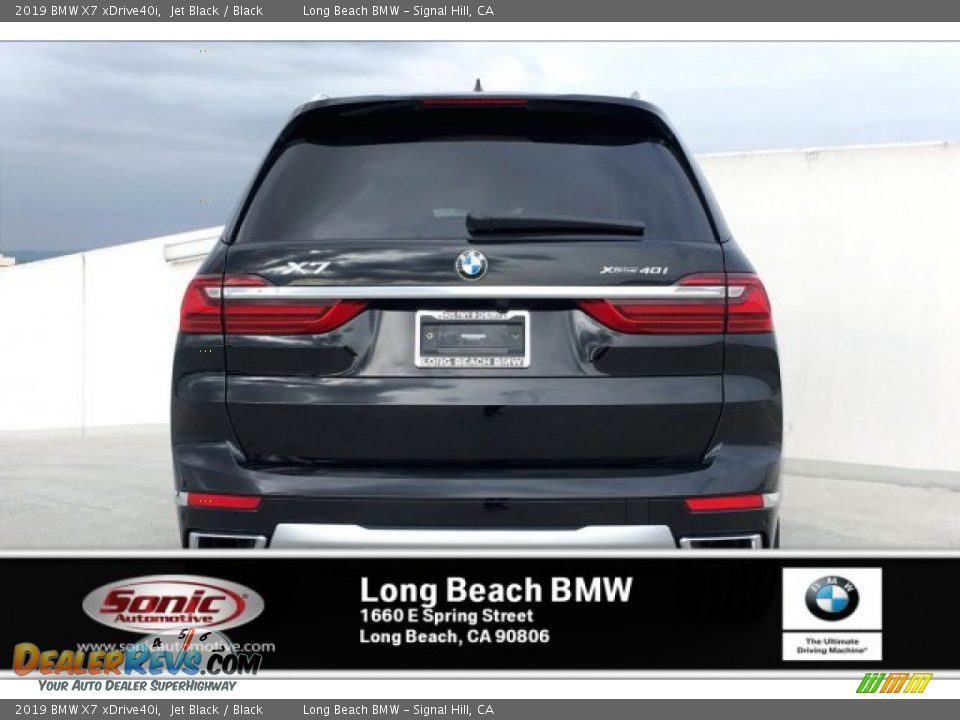 2019 BMW X7 xDrive40i Jet Black / Black Photo #4