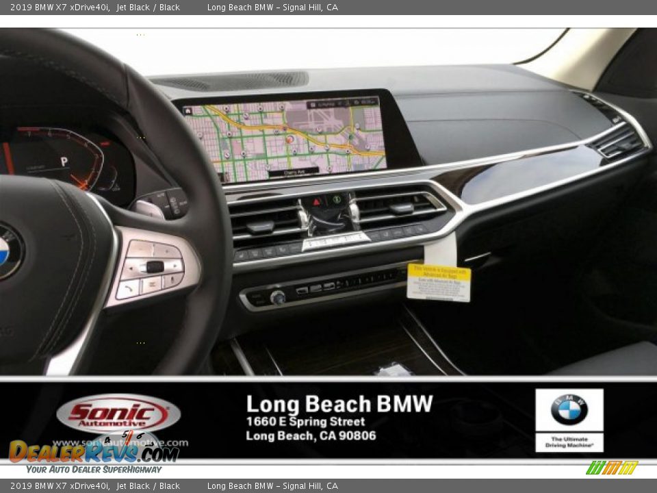 2019 BMW X7 xDrive40i Jet Black / Black Photo #5