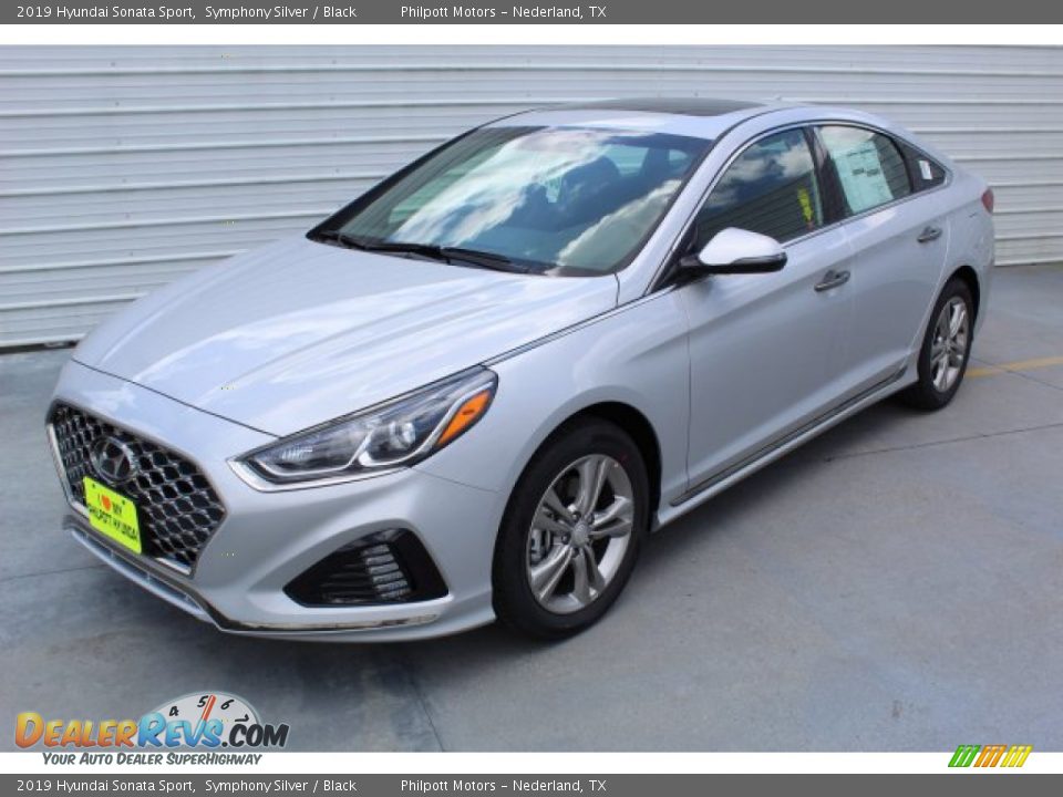 2019 Hyundai Sonata Sport Symphony Silver / Black Photo #4