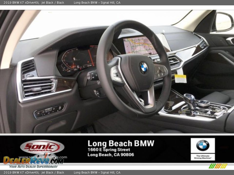 2019 BMW X7 xDrive40i Jet Black / Black Photo #6