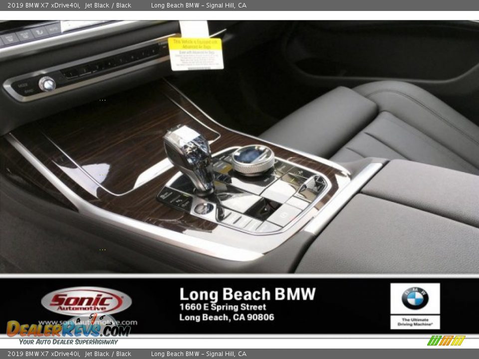 2019 BMW X7 xDrive40i Jet Black / Black Photo #7