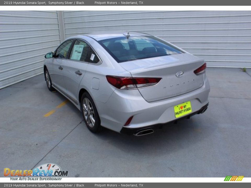 2019 Hyundai Sonata Sport Symphony Silver / Black Photo #6