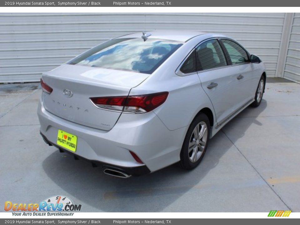 2019 Hyundai Sonata Sport Symphony Silver / Black Photo #8