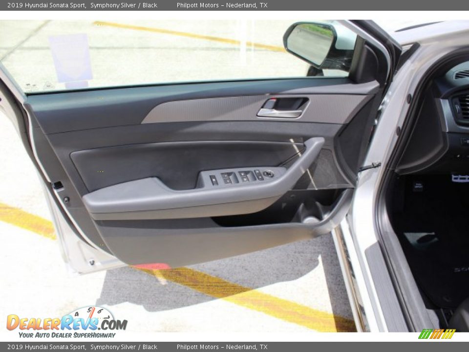 2019 Hyundai Sonata Sport Symphony Silver / Black Photo #9