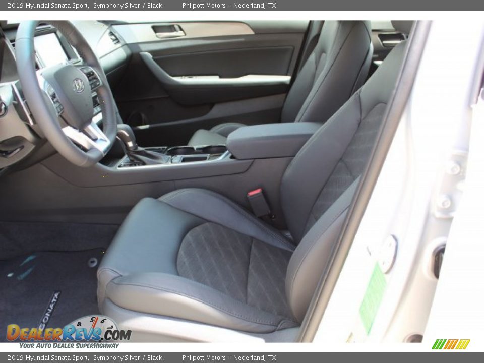 2019 Hyundai Sonata Sport Symphony Silver / Black Photo #10