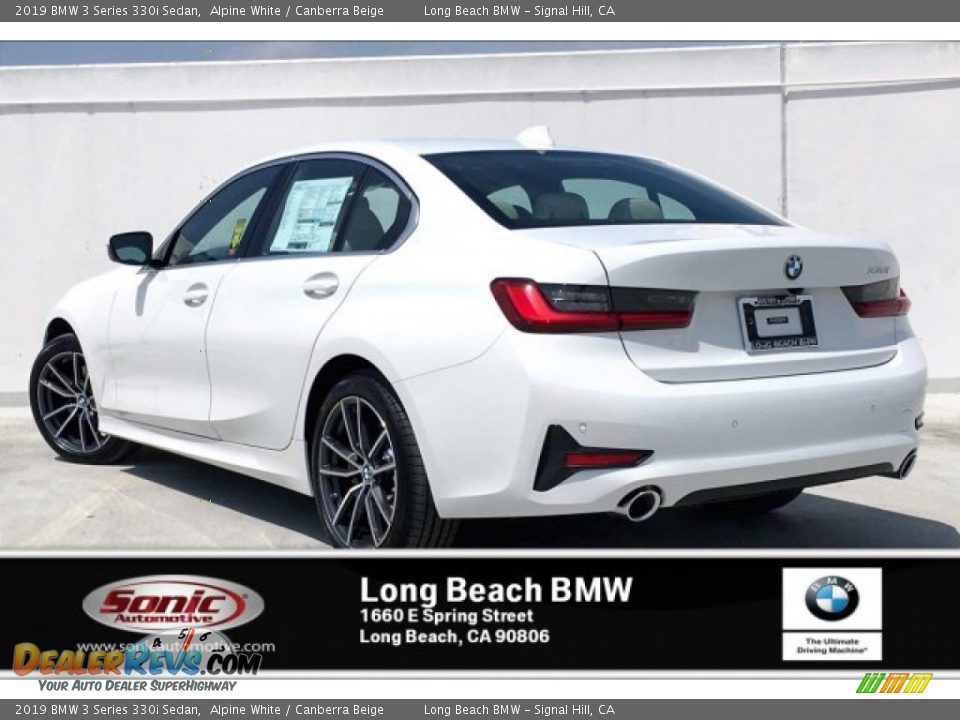 2019 BMW 3 Series 330i Sedan Alpine White / Canberra Beige Photo #3