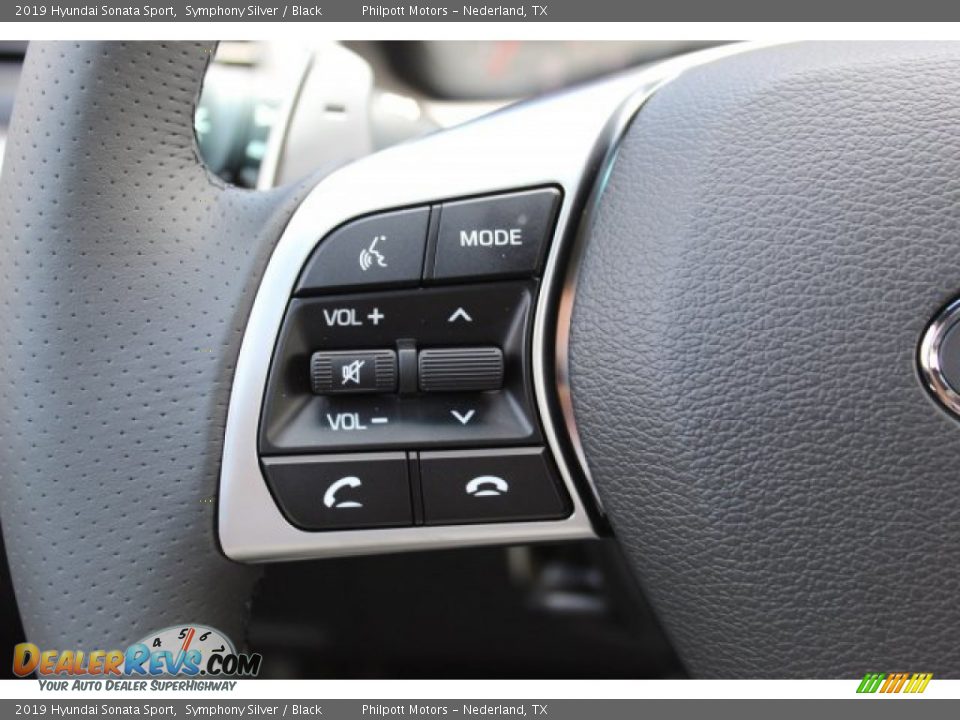 2019 Hyundai Sonata Sport Symphony Silver / Black Photo #12