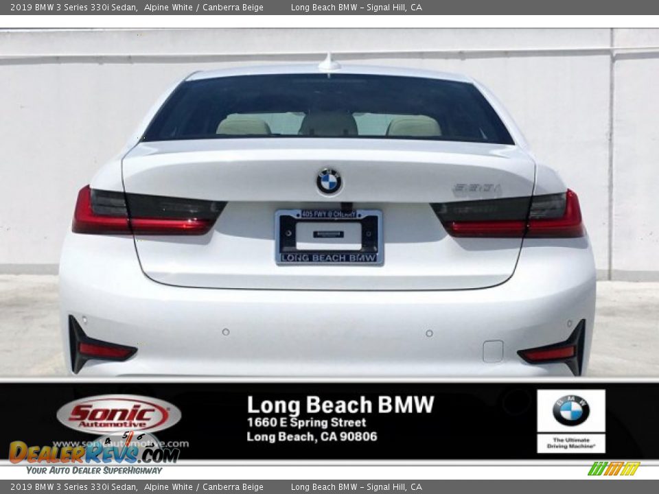 2019 BMW 3 Series 330i Sedan Alpine White / Canberra Beige Photo #4