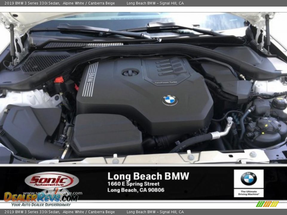 2019 BMW 3 Series 330i Sedan Alpine White / Canberra Beige Photo #8
