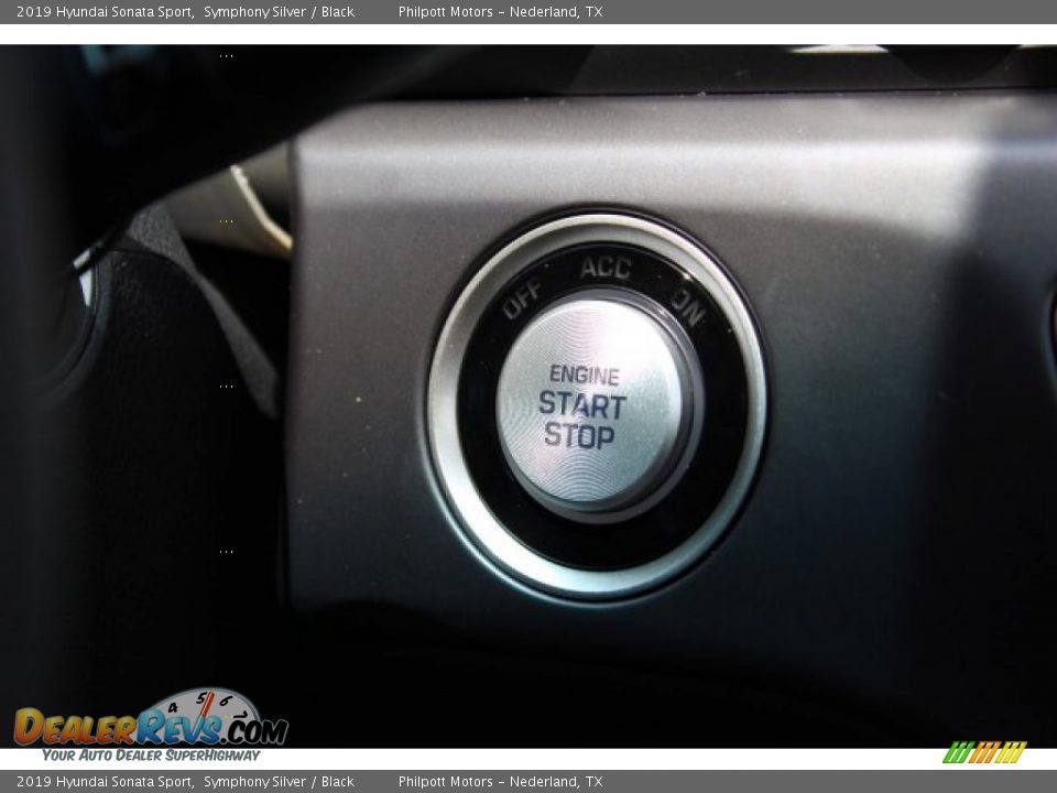 2019 Hyundai Sonata Sport Symphony Silver / Black Photo #18