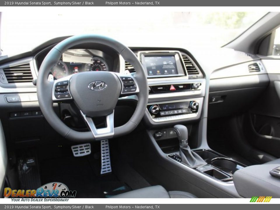 2019 Hyundai Sonata Sport Symphony Silver / Black Photo #20