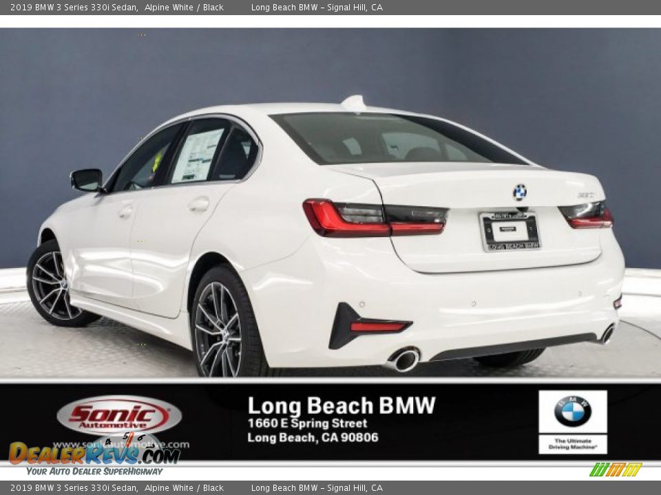 2019 BMW 3 Series 330i Sedan Alpine White / Black Photo #2