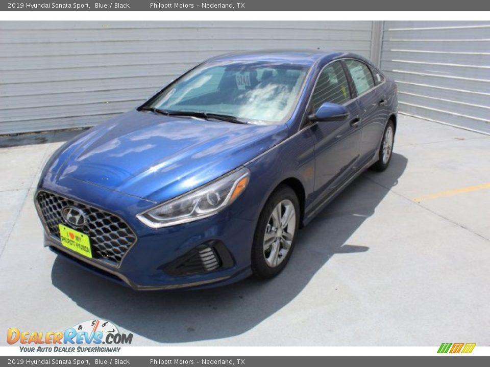2019 Hyundai Sonata Sport Blue / Black Photo #4