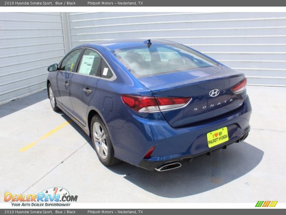 2019 Hyundai Sonata Sport Blue / Black Photo #6