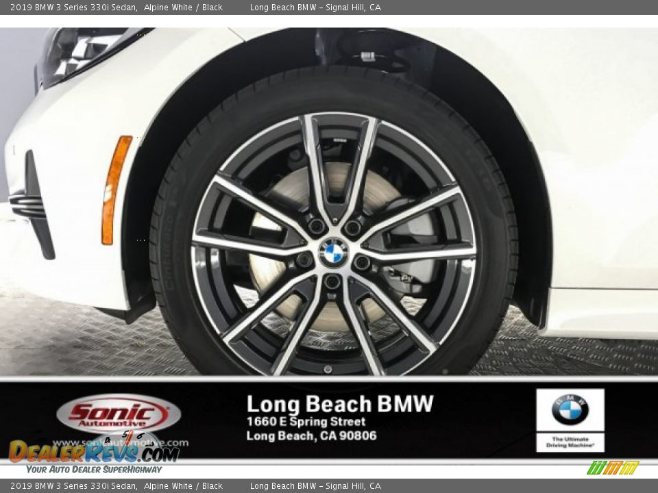 2019 BMW 3 Series 330i Sedan Alpine White / Black Photo #9