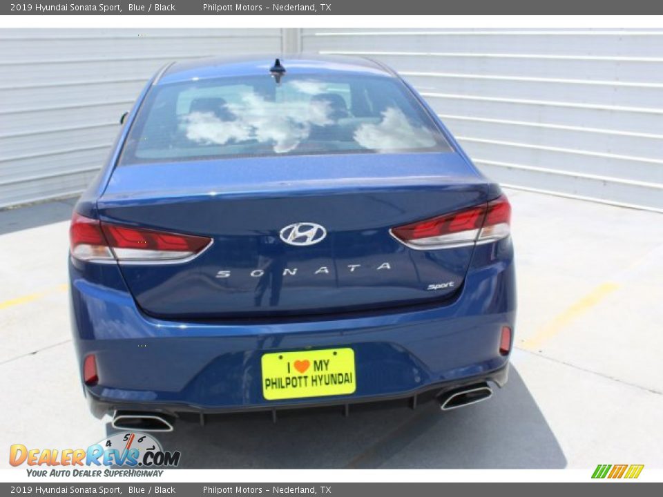 2019 Hyundai Sonata Sport Blue / Black Photo #7