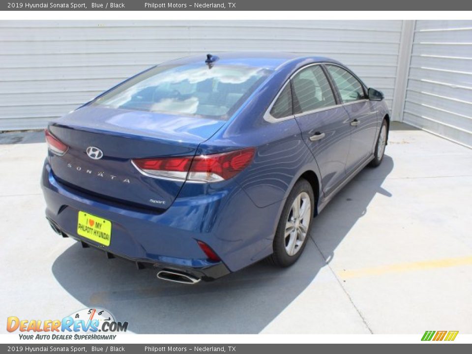 2019 Hyundai Sonata Sport Blue / Black Photo #8