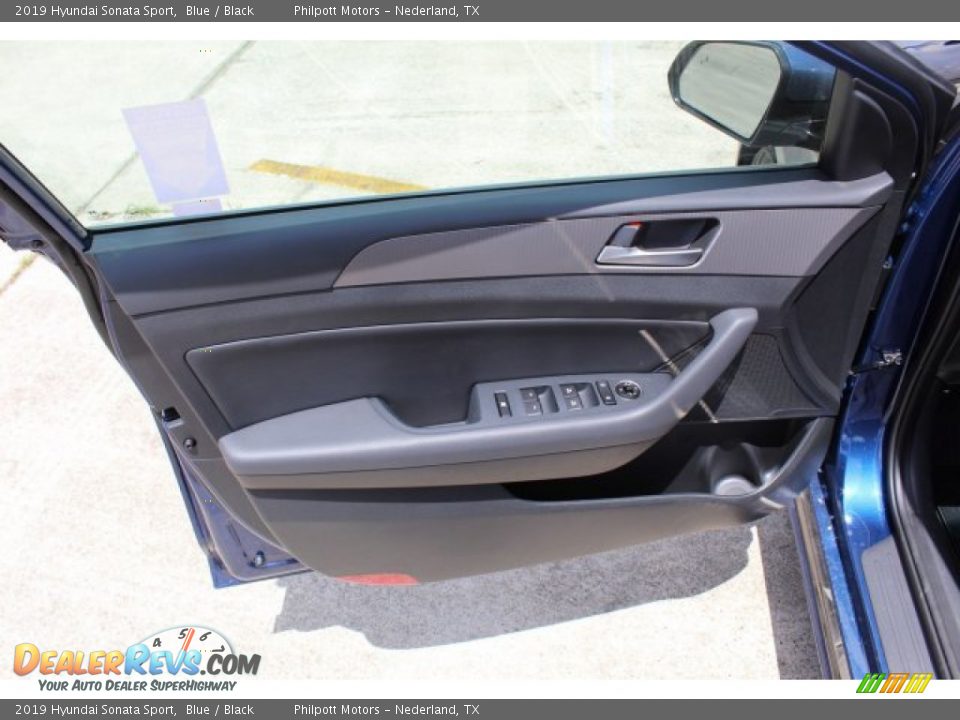2019 Hyundai Sonata Sport Blue / Black Photo #9