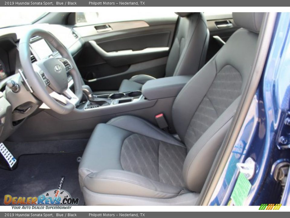 2019 Hyundai Sonata Sport Blue / Black Photo #10