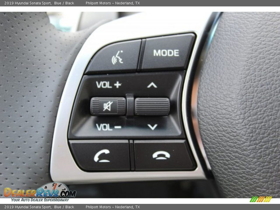2019 Hyundai Sonata Sport Blue / Black Photo #12