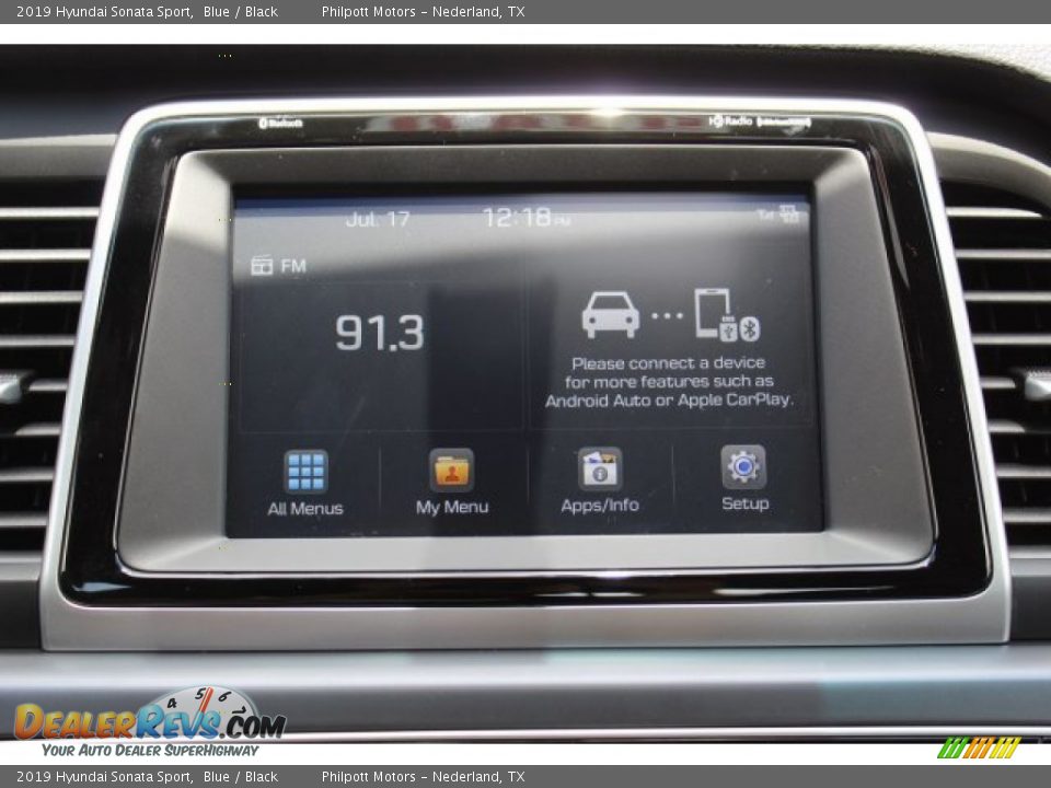 2019 Hyundai Sonata Sport Blue / Black Photo #15