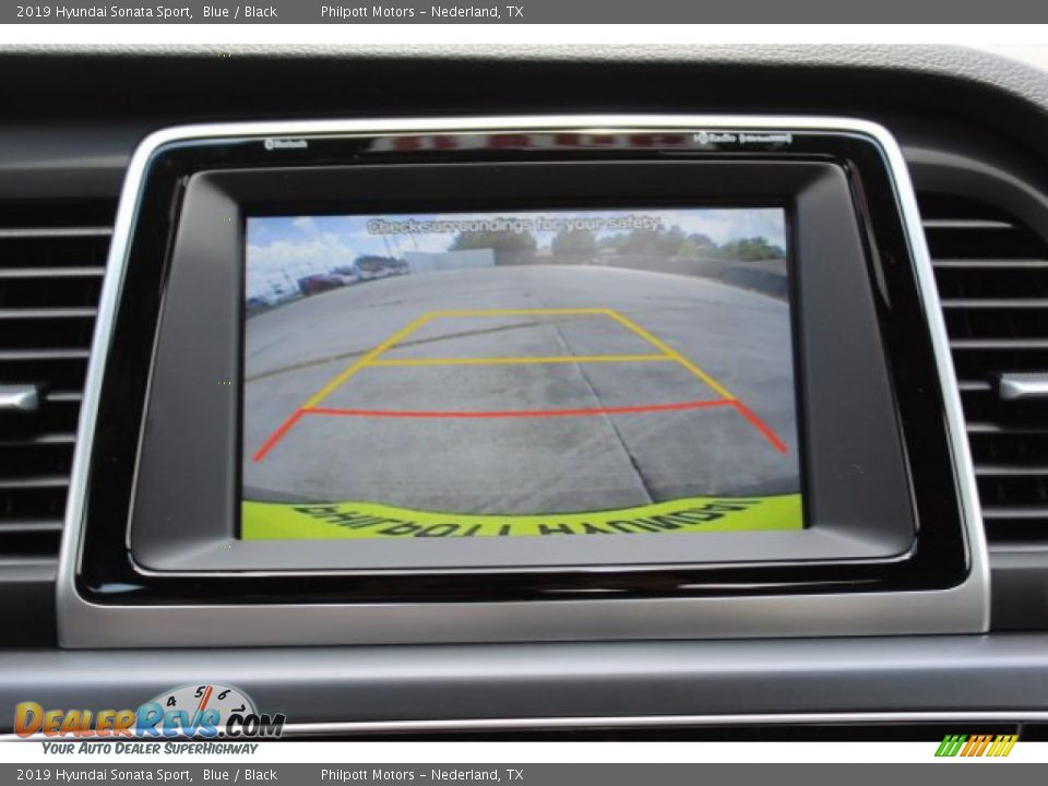 2019 Hyundai Sonata Sport Blue / Black Photo #18