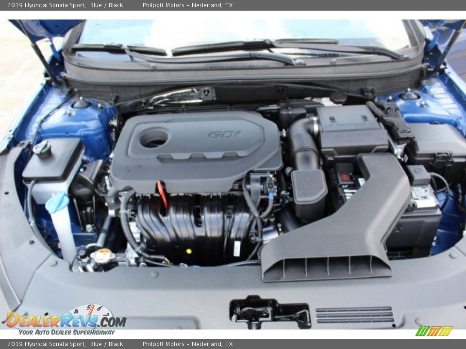 2019 Hyundai Sonata Sport Blue / Black Photo #25