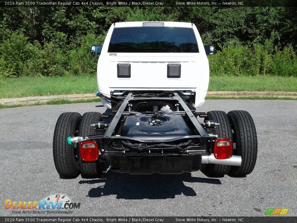2019 Ram 3500 Tradesman Regular Cab 4x4 Chassis Bright White / Black/Diesel Gray Photo #7