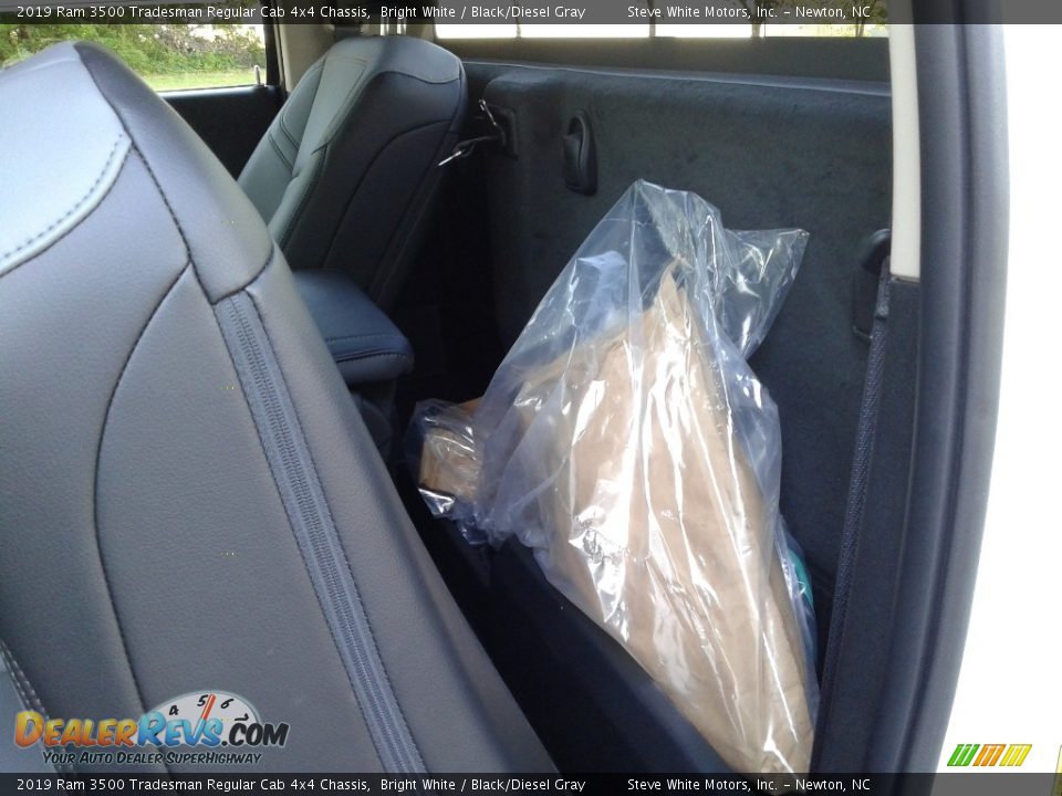 2019 Ram 3500 Tradesman Regular Cab 4x4 Chassis Bright White / Black/Diesel Gray Photo #11