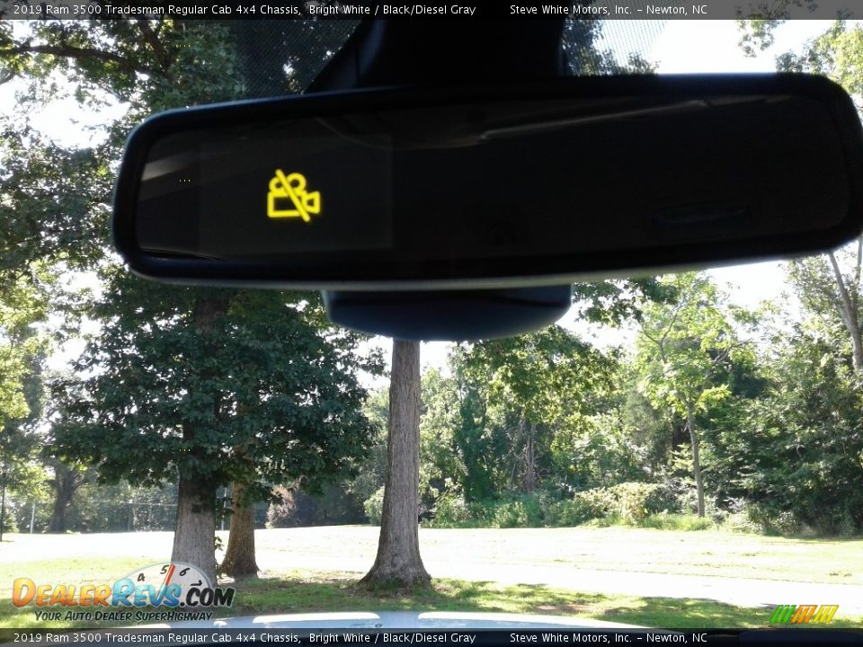 2019 Ram 3500 Tradesman Regular Cab 4x4 Chassis Bright White / Black/Diesel Gray Photo #20