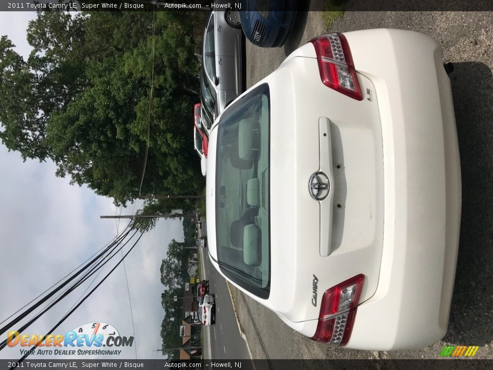 2011 Toyota Camry LE Super White / Bisque Photo #4