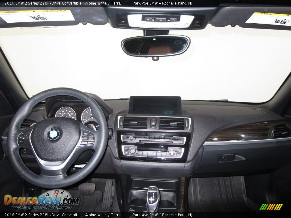 2016 BMW 2 Series 228i xDrive Convertible Alpine White / Terra Photo #19