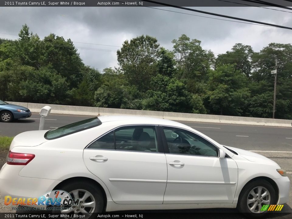 2011 Toyota Camry LE Super White / Bisque Photo #5