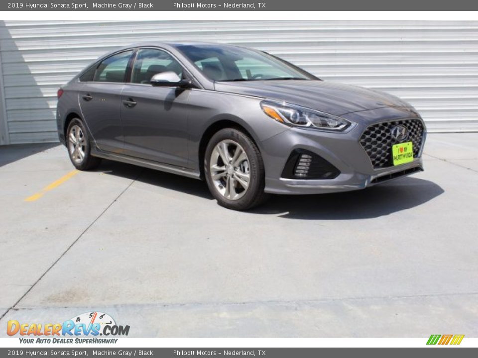 2019 Hyundai Sonata Sport Machine Gray / Black Photo #2