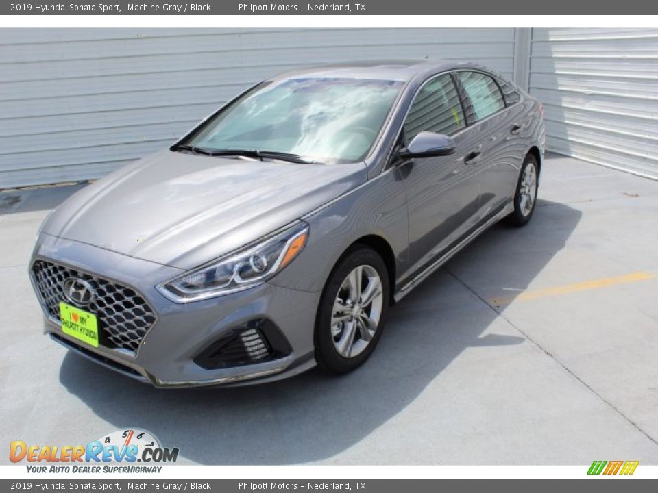 2019 Hyundai Sonata Sport Machine Gray / Black Photo #4