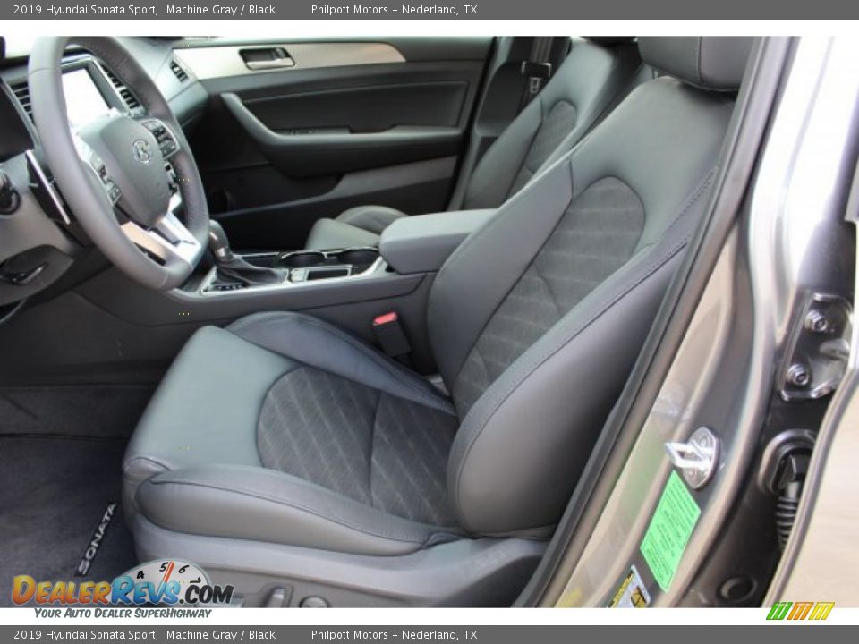 2019 Hyundai Sonata Sport Machine Gray / Black Photo #10