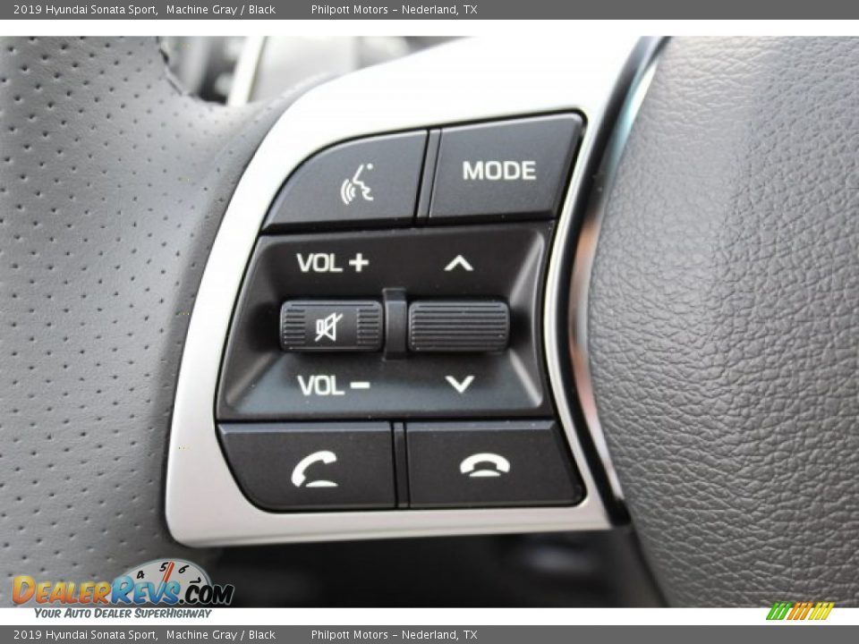 2019 Hyundai Sonata Sport Machine Gray / Black Photo #12