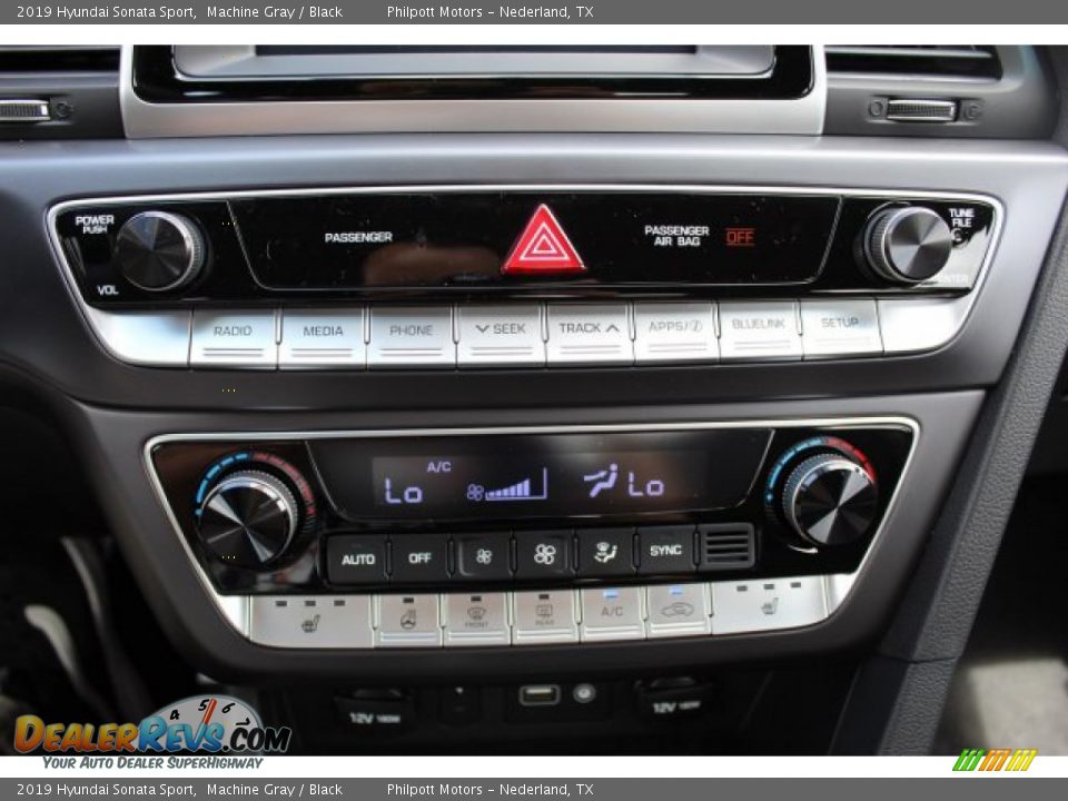 2019 Hyundai Sonata Sport Machine Gray / Black Photo #17