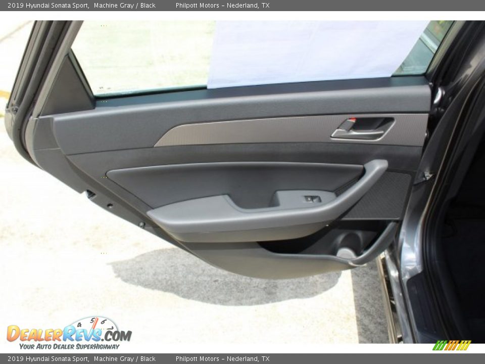 2019 Hyundai Sonata Sport Machine Gray / Black Photo #20