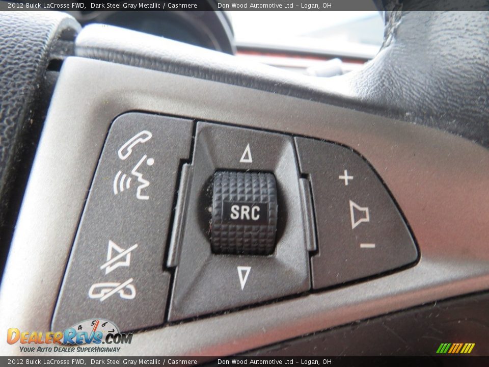 2012 Buick LaCrosse FWD Dark Steel Gray Metallic / Cashmere Photo #22
