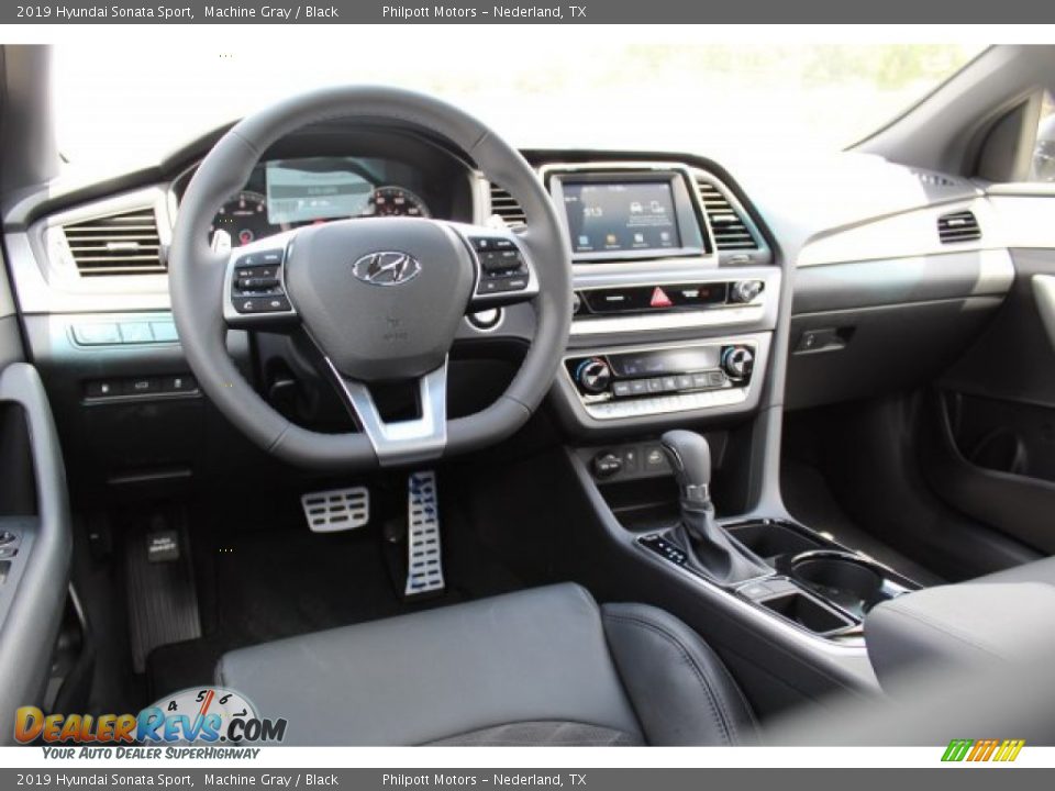 2019 Hyundai Sonata Sport Machine Gray / Black Photo #22