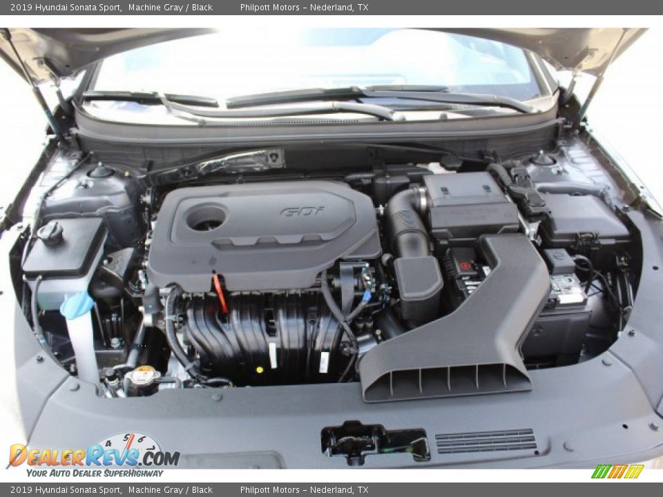 2019 Hyundai Sonata Sport Machine Gray / Black Photo #25