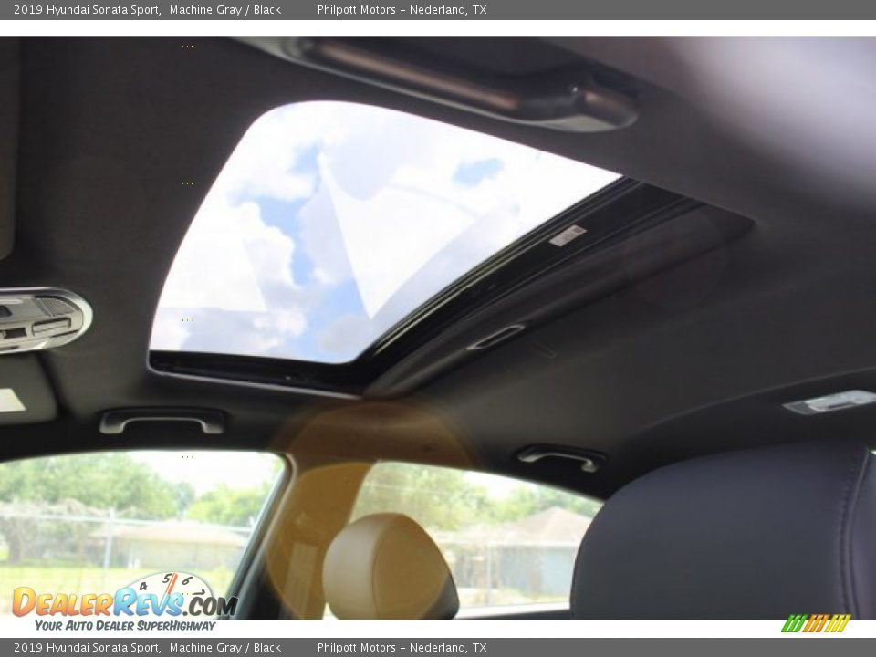 2019 Hyundai Sonata Sport Machine Gray / Black Photo #26