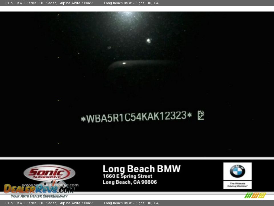 2019 BMW 3 Series 330i Sedan Alpine White / Black Photo #11