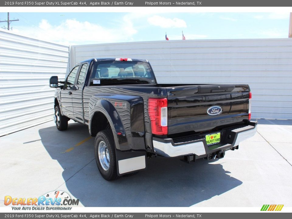 2019 Ford F350 Super Duty XL SuperCab 4x4 Agate Black / Earth Gray Photo #6