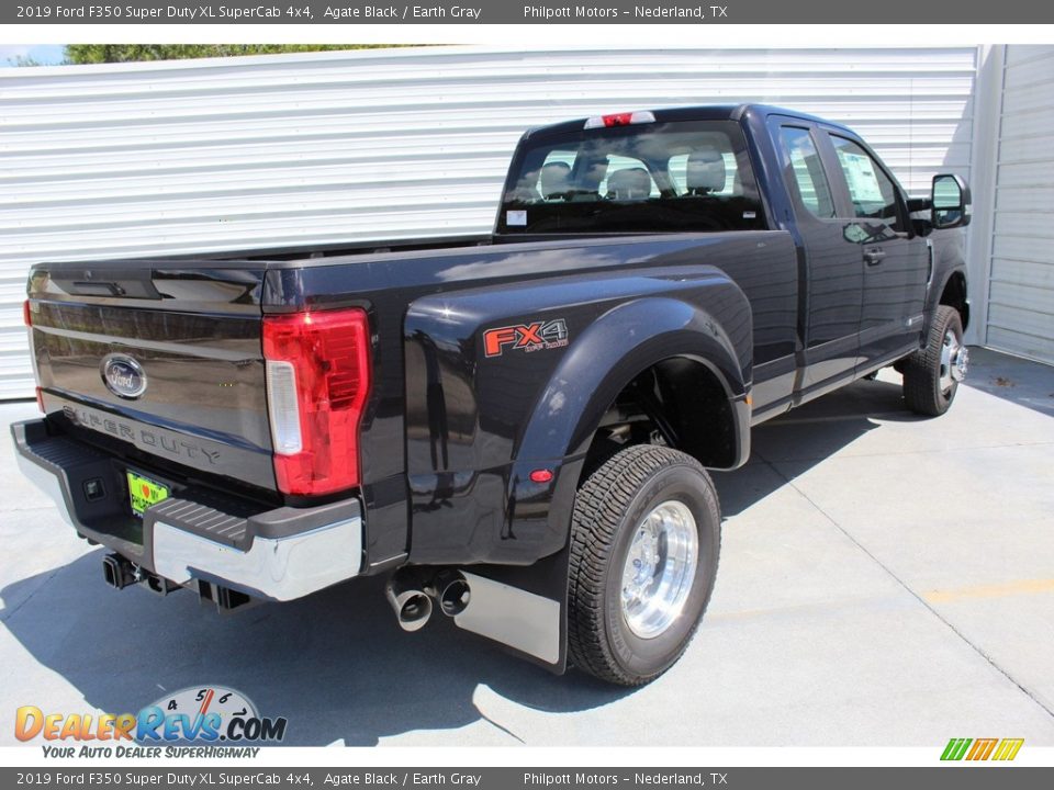 2019 Ford F350 Super Duty XL SuperCab 4x4 Agate Black / Earth Gray Photo #8