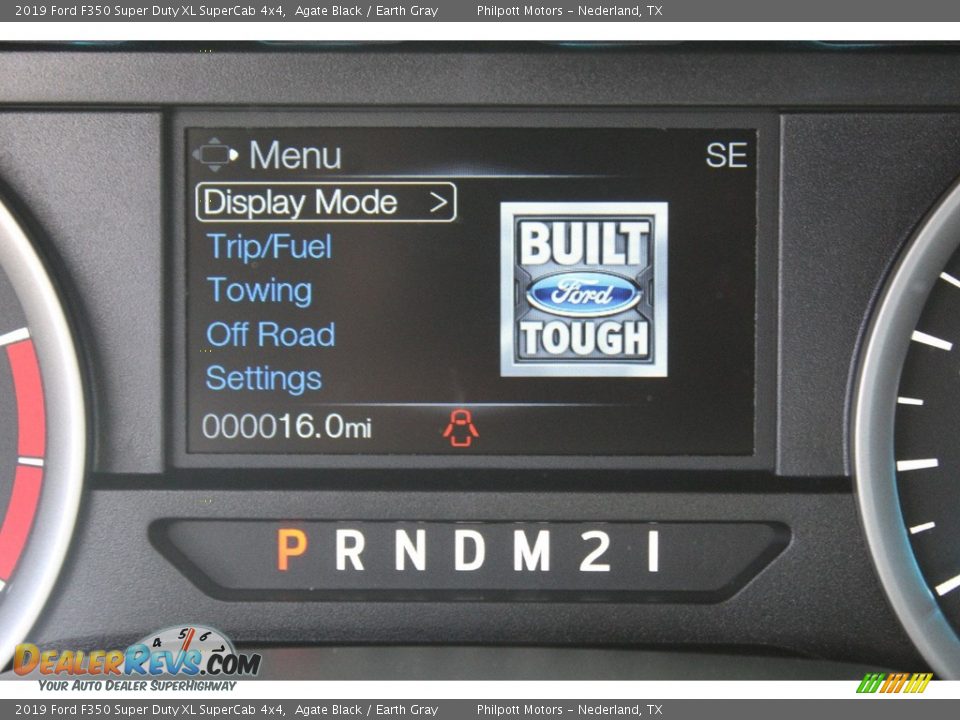 2019 Ford F350 Super Duty XL SuperCab 4x4 Agate Black / Earth Gray Photo #14