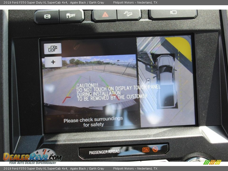 2019 Ford F350 Super Duty XL SuperCab 4x4 Agate Black / Earth Gray Photo #17
