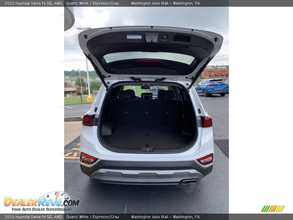 2020 Hyundai Santa Fe SEL AWD Quartz White / Espresso/Gray Photo #21