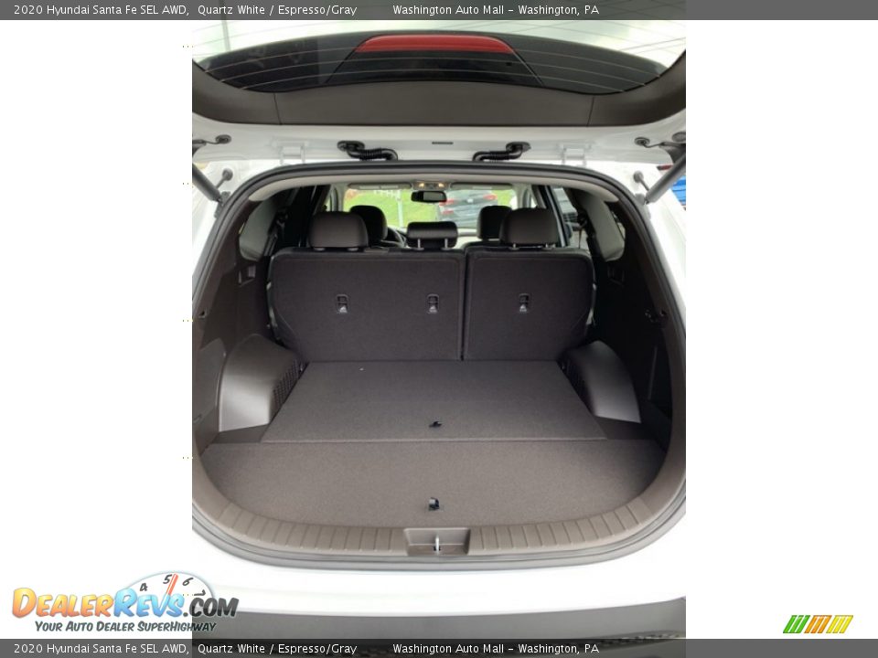 2020 Hyundai Santa Fe SEL AWD Quartz White / Espresso/Gray Photo #22